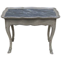 19th Century Louis XV Feet of Doe Walnut Side Table
