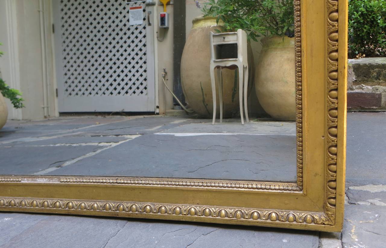 Carved Late 18th Century Gilded Louis XVI Mirror