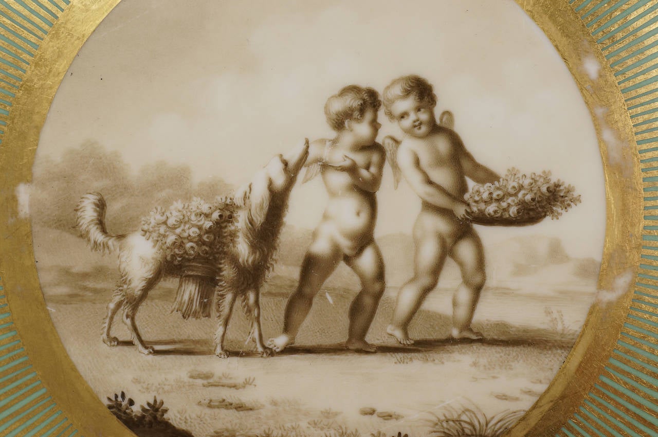 Dagoty and Honore Solitaire Set:: Cupids and Egyptian Revival:: circa 1818 im Zustand „Gut“ in Geelong, Victoria