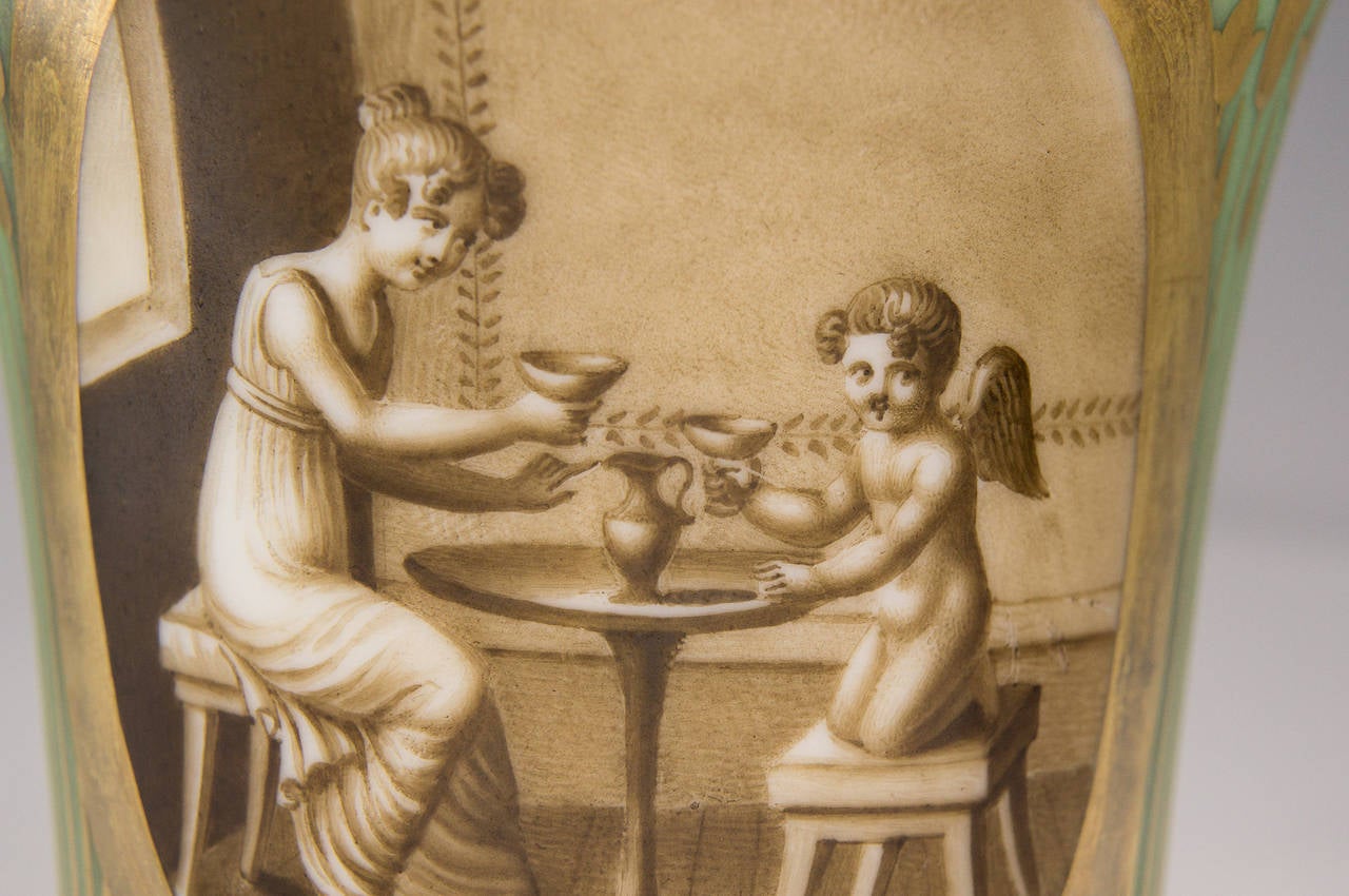 Dagoty and Honore Solitaire Set:: Cupids and Egyptian Revival:: circa 1818 (Französisch)
