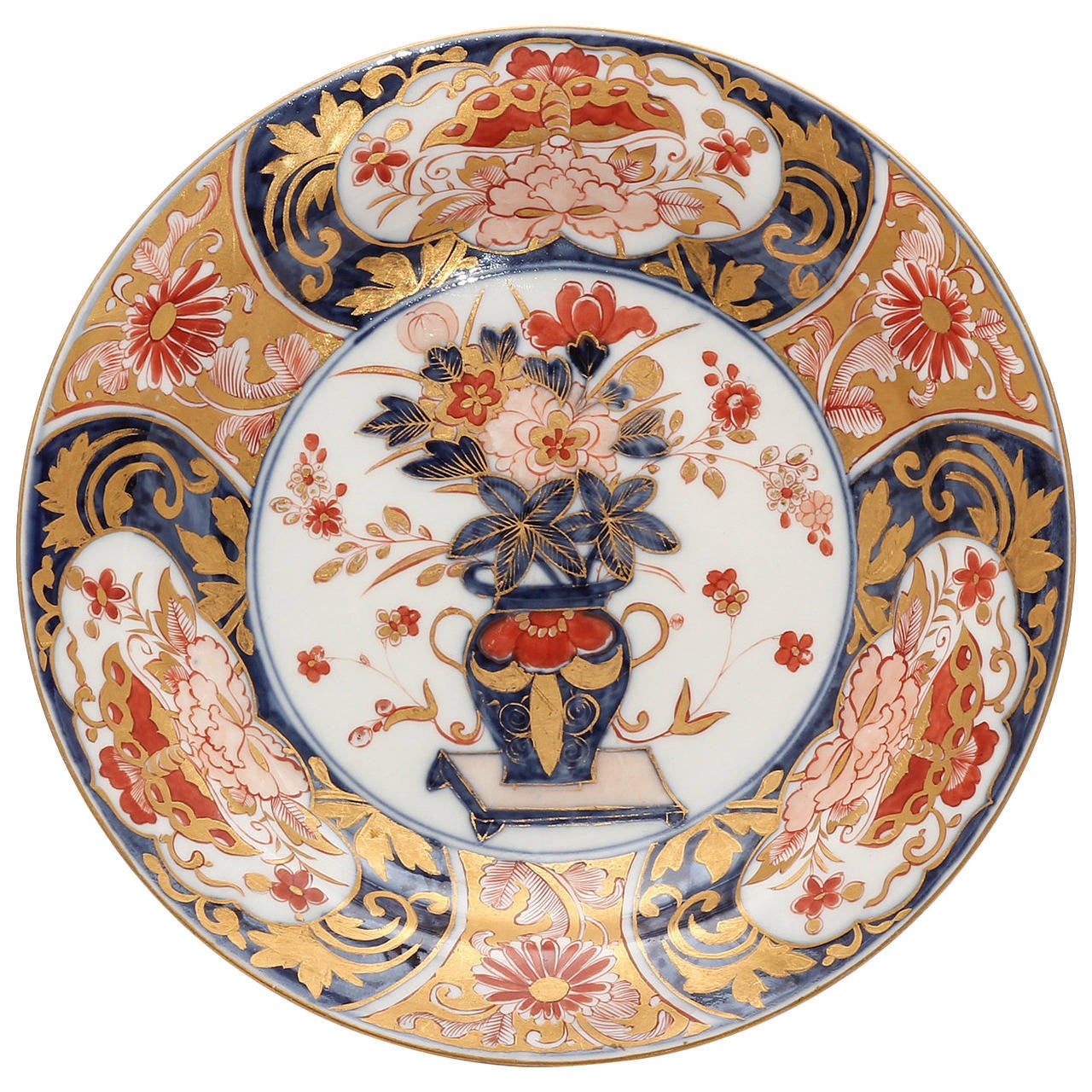Meissen Imari Plate, Vase Pattern, circa 1740 at 1stDibs meissen