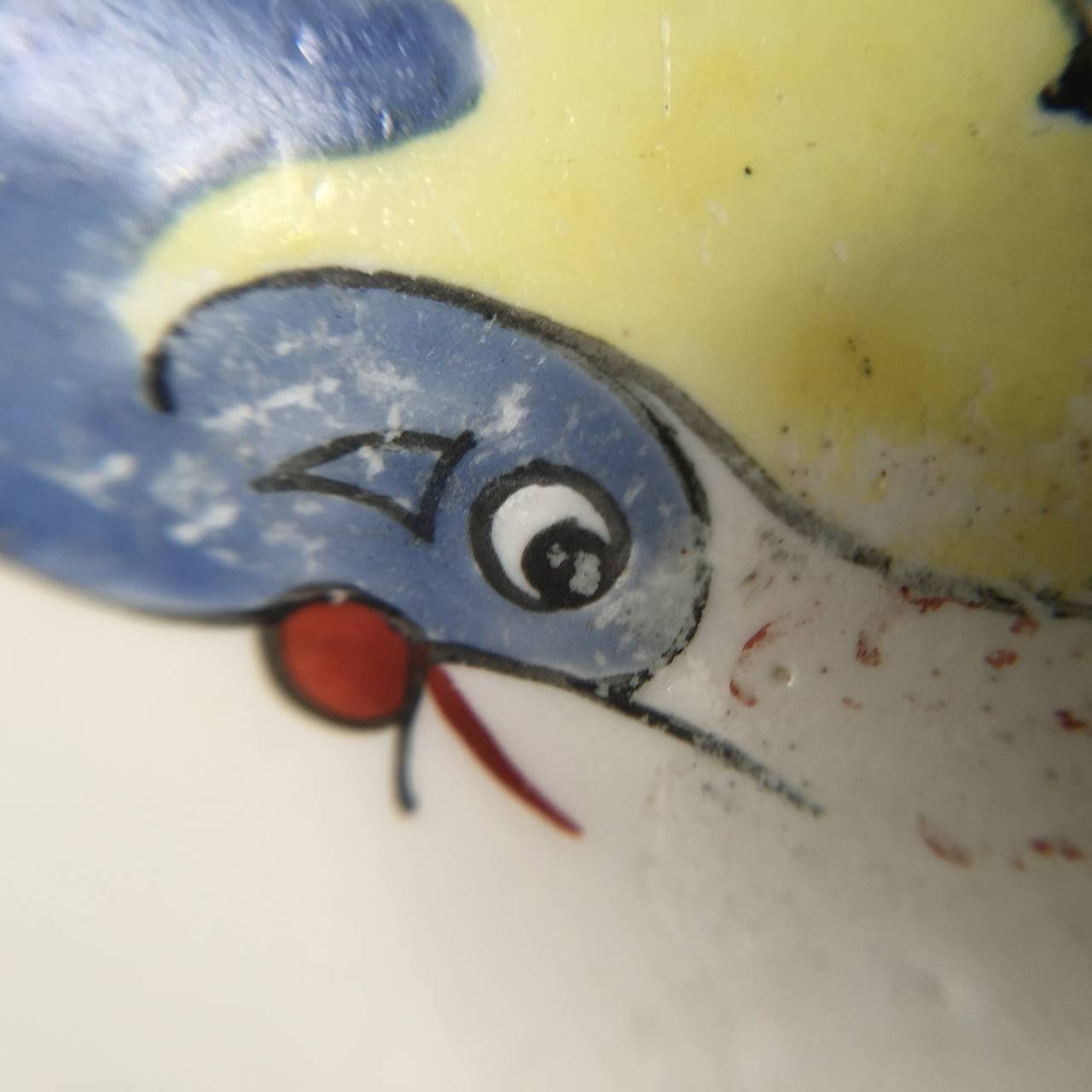 Chantilly Kakiemon Plate with Banded Hedge and Phoenix, circa 1745 1