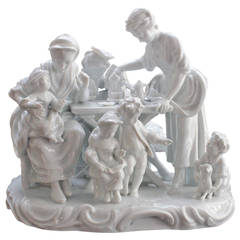 Furstenberg Group "Die Kaffeegesellschaft" by J.J. Desoches, circa 1830 3
