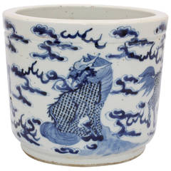 Chinese Porcelain Censor with Kylin
