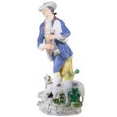 Meissen Figure of a Piping Shepherd, J.J. Kandler, circa 1755 12