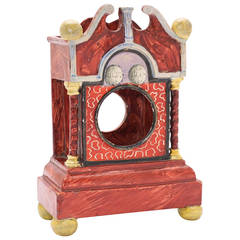 Staffordshire 'Bracket Clock' Watch Holder, circa 1820 9