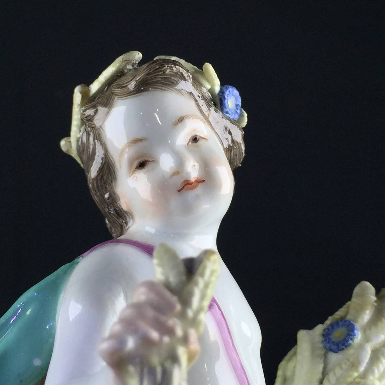Meissen 'Summer' Figure of a Boy with Wheat, circa 1755 1