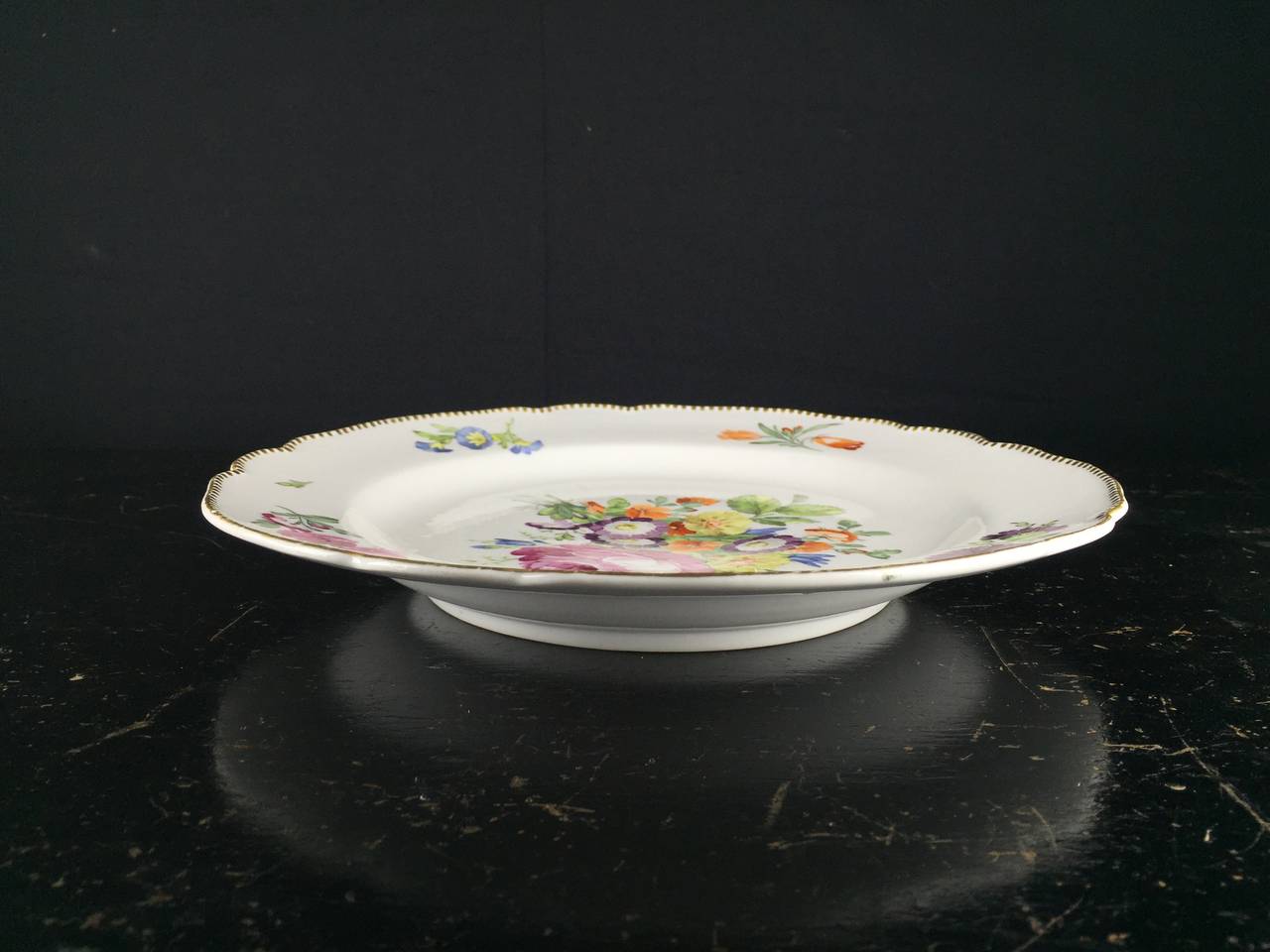 Russischer Teller:: Kaiserliche Porzellanmanufaktur:: St. Petersburg:: ca. 1765 1