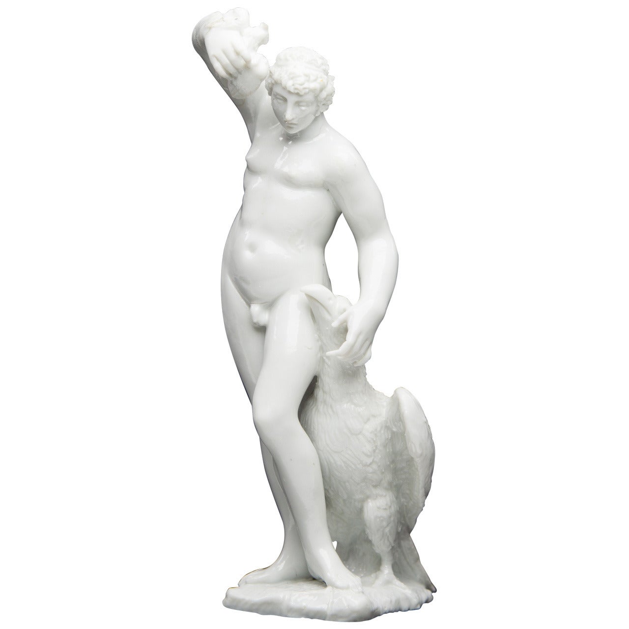 Doccia Figure of Ganymede and the Eagle, circa 1770