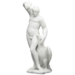 Doccia-Figur des Ganymed und des Adlers:: um 1770