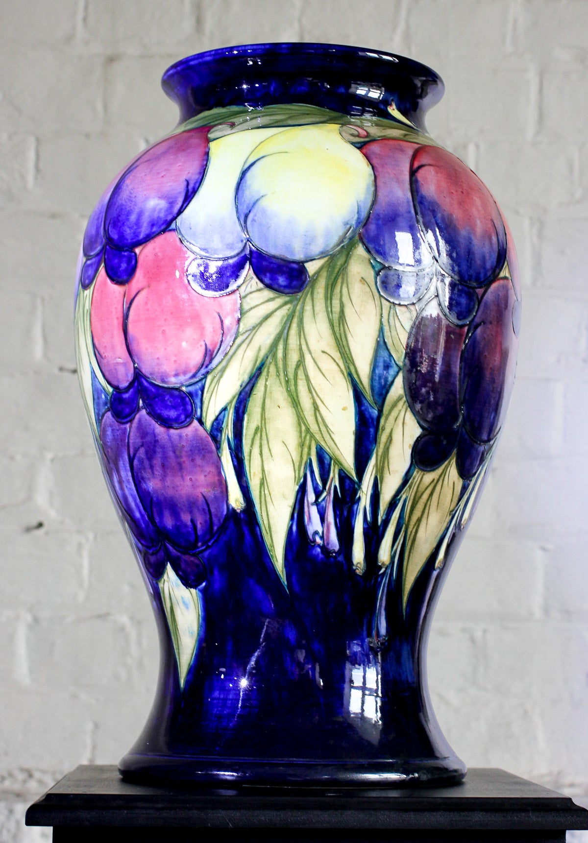 Aesthetic Movement Large Moorcroft Vase, Exhibition Piece, Signed and Dated, 1927