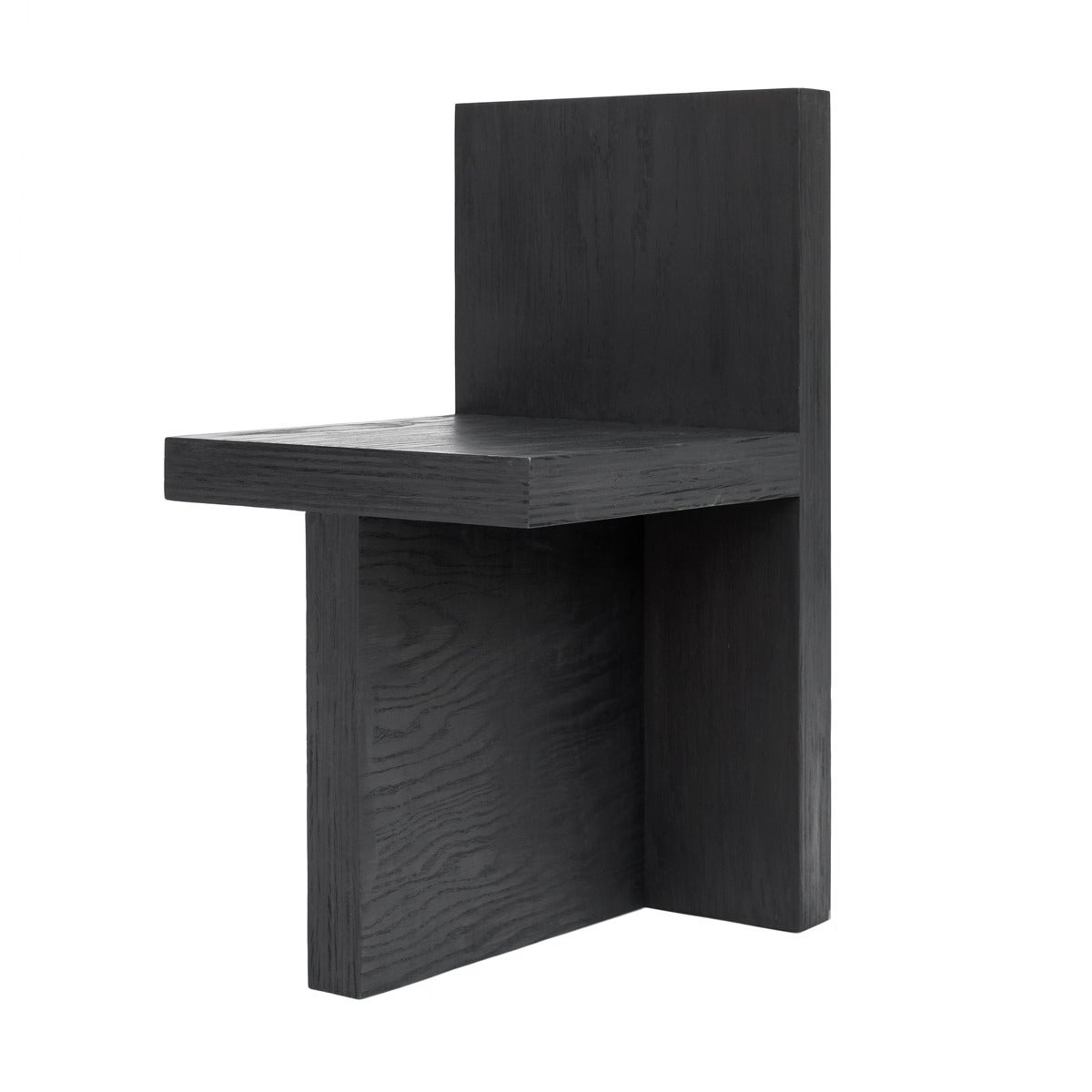 'Monument  IV' Plywood Chair in Black by Lukas Machnik For Sale