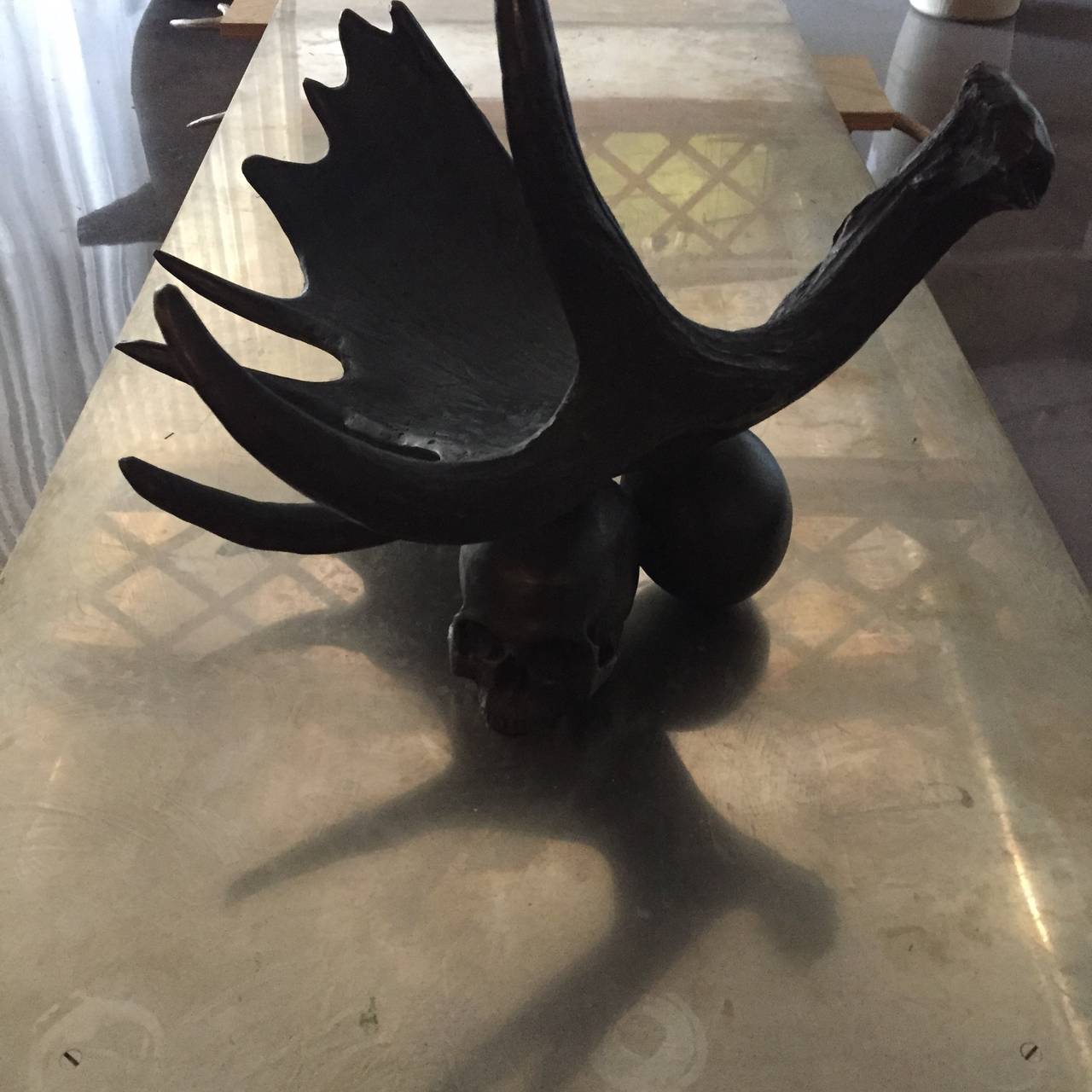 Antler Coupe Sculpture by Rick Owens In Excellent Condition For Sale In Chicago, IL