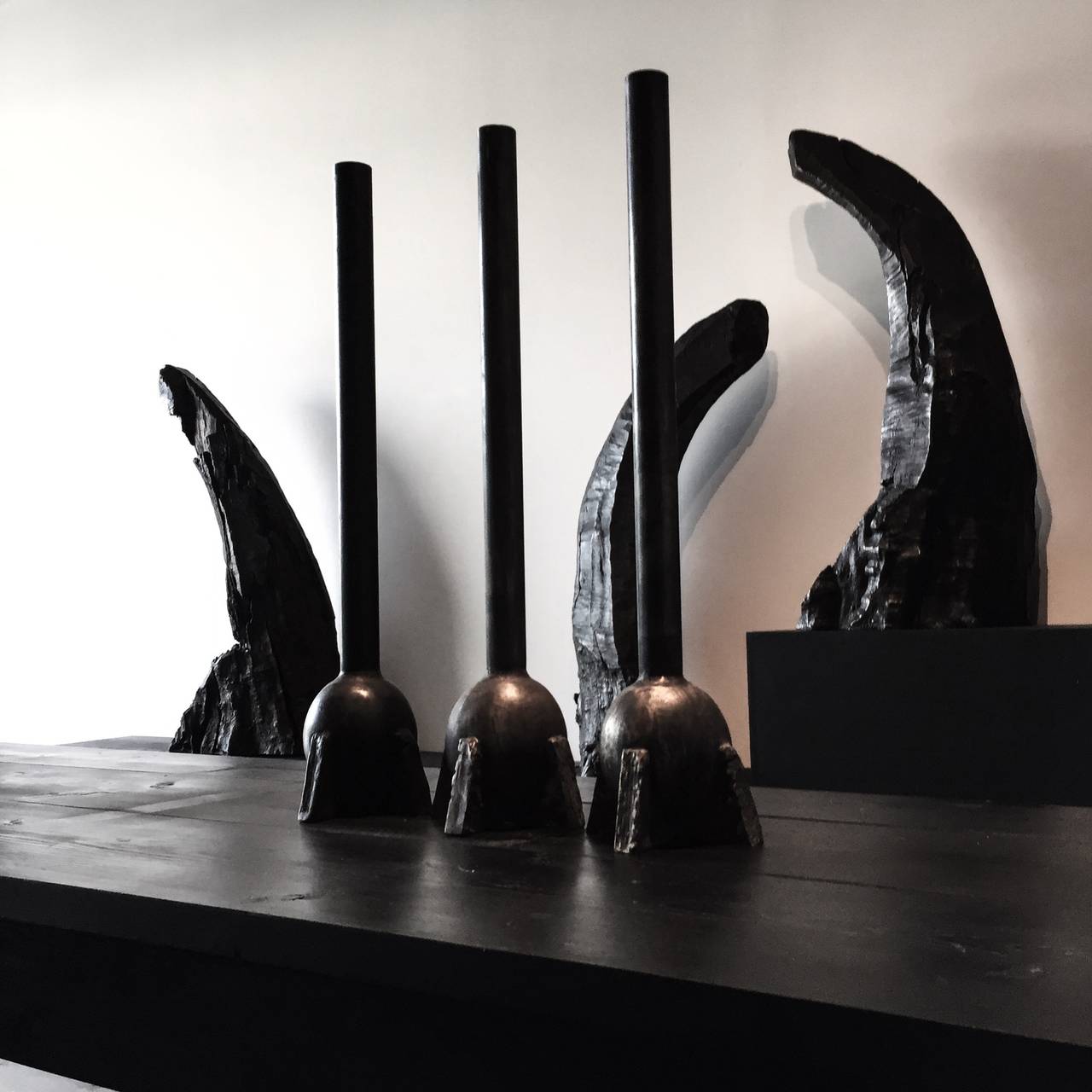 French Swan Neck Vase by Rick Owens For Sale