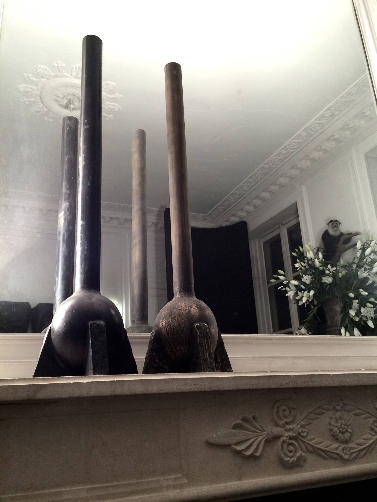 Swan Neck Vase by Rick Owens In Excellent Condition For Sale In Chicago, IL