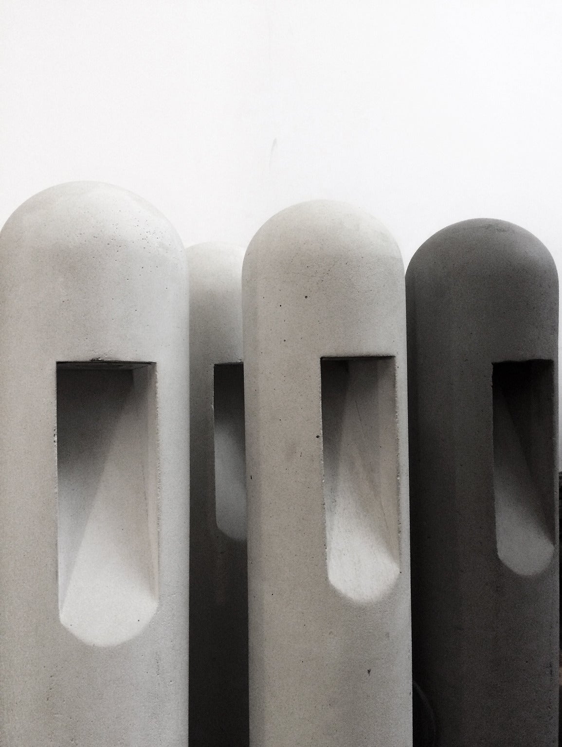 French Concrete Lamp by Rick Owens