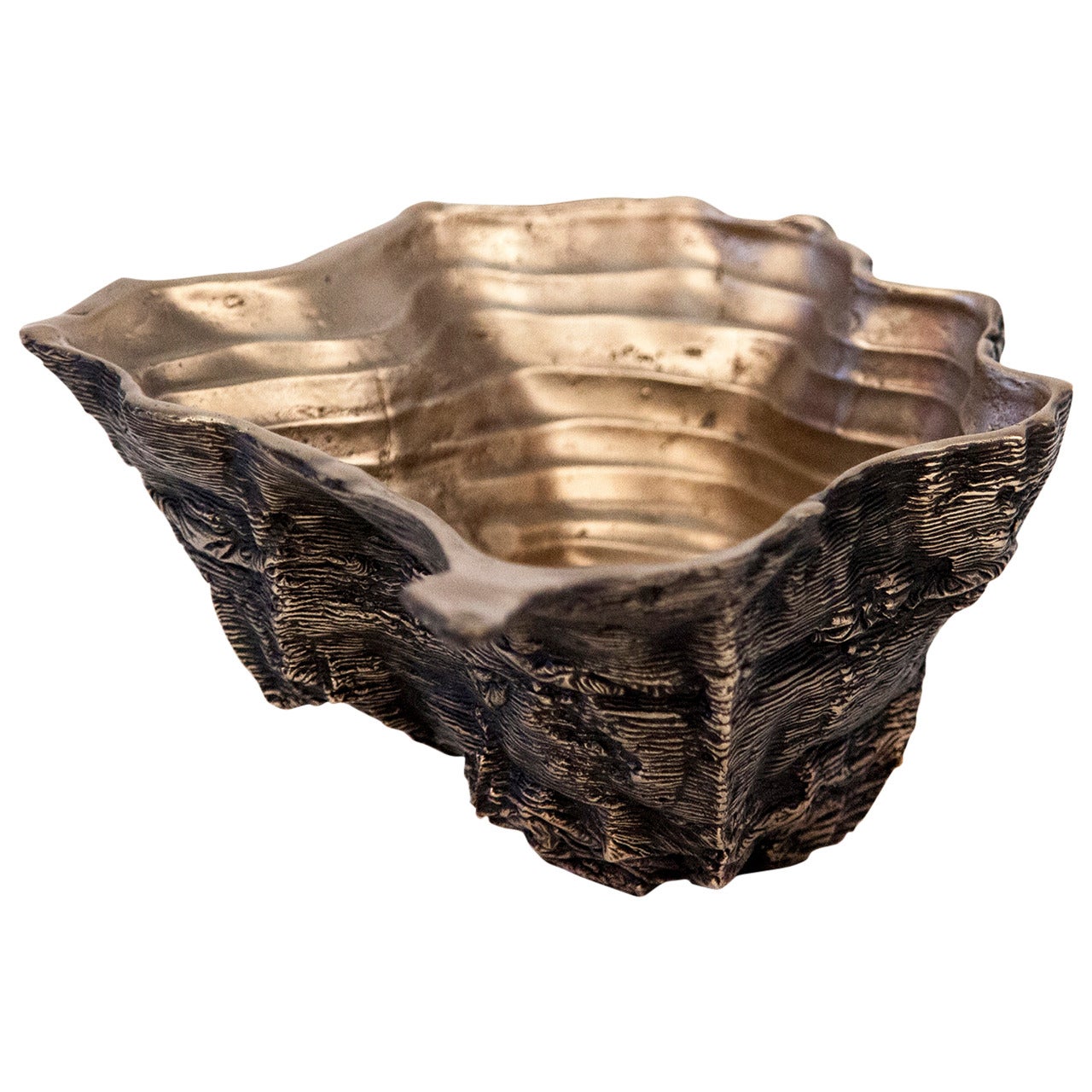 Ice-Cast Bronze Vessel No.13 by Steven Haulenbeek For Sale