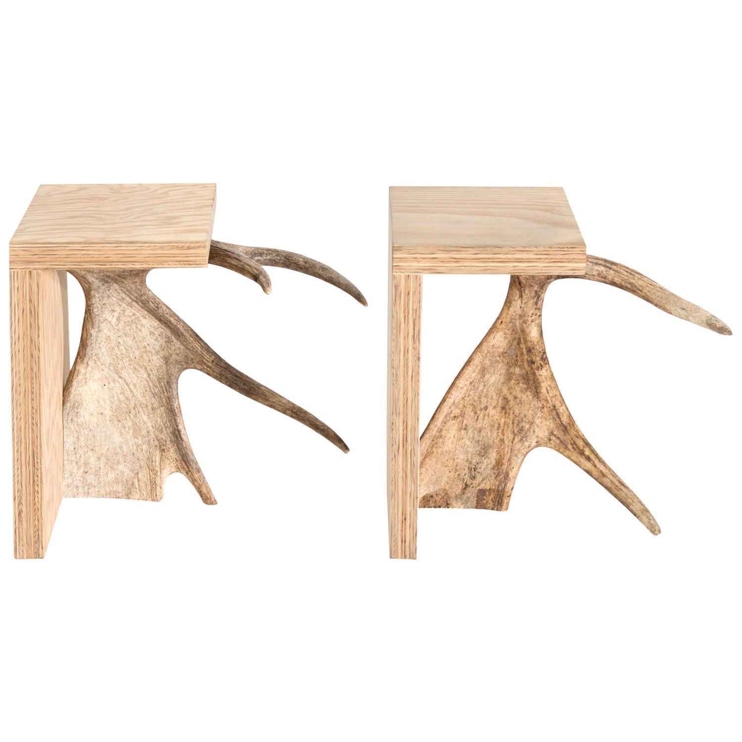 Natural Stag T Stool from Rick Owens Home Collection For Sale