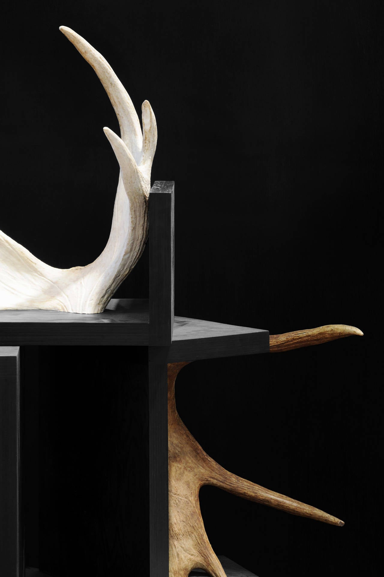 Drawing from such art and design movements as Formalism and Minimalism, this sculptural stool by Fashion Designer Rick Owens is an essential accent for every contemporary interior. The Stag T is intrinsically pure in form, beginning with the
