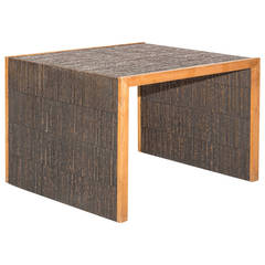 Brutalist Coffee Table in manner of Paul Evans 