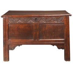 Antique 17th Century Jacobean Oak Coffer