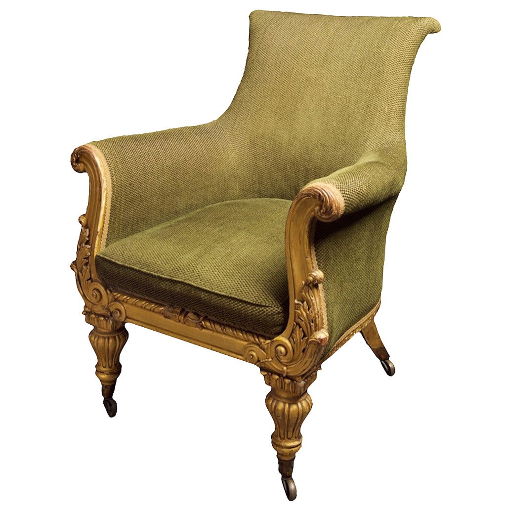 English Regency Bergere Chair, circa 1815 For Sale