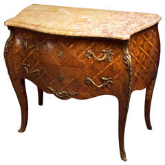19th Century Louis XV Style Commode in Walnut