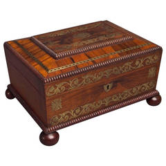 19th Century Regency Rosewood Box