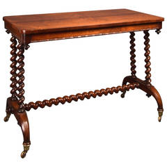 19th Century William IV Side Table
