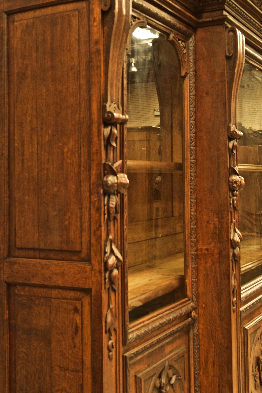 19th Century French Oak Bookcase