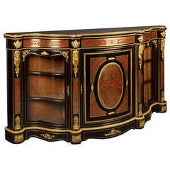 19th Century Third Empire Boulle Side Cabinet, France, circa 1870