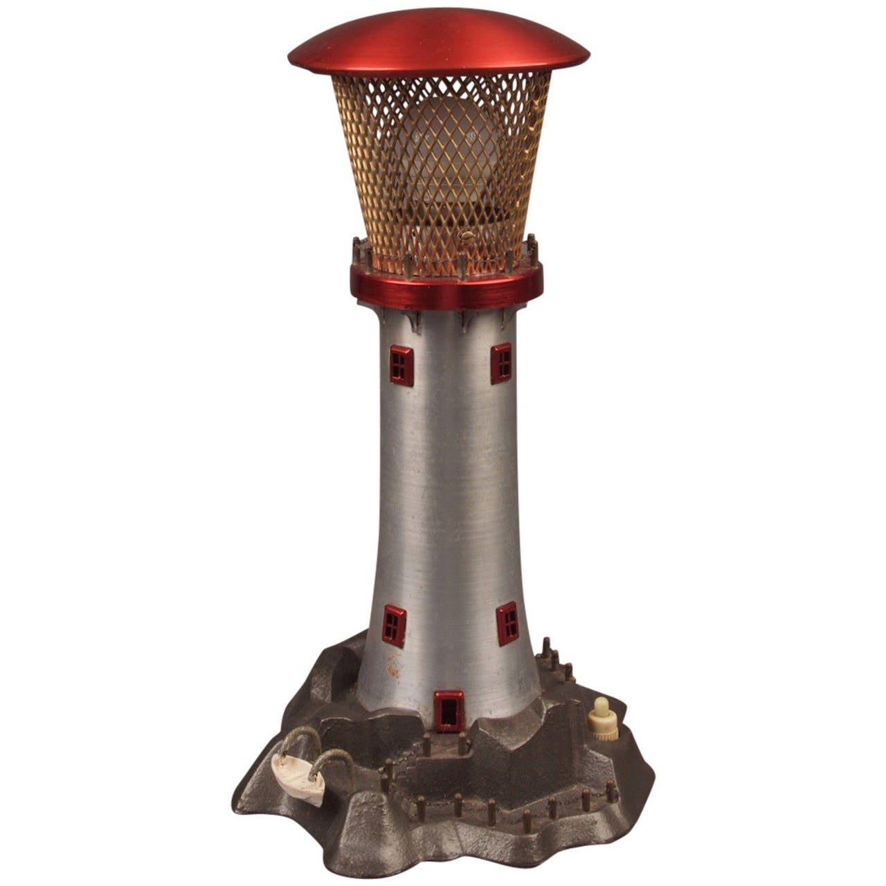 20th Century Australian Aluminium Lighthouse Lamp For Sale