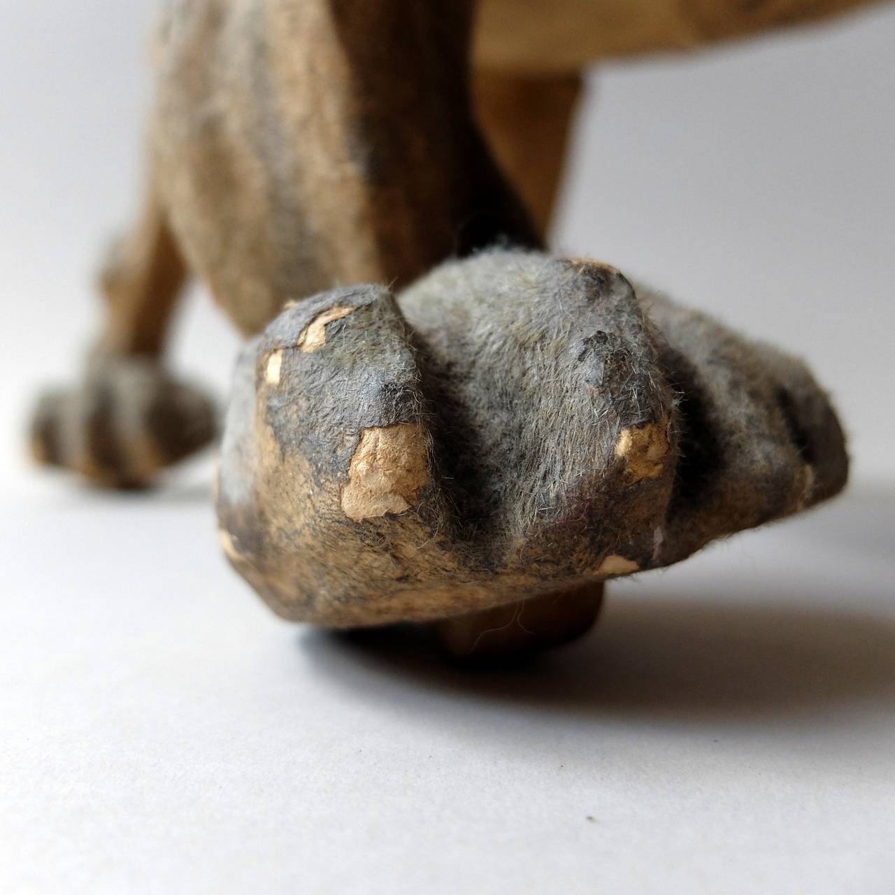 Late 19th Century Antique French Growler Bulldog Toy