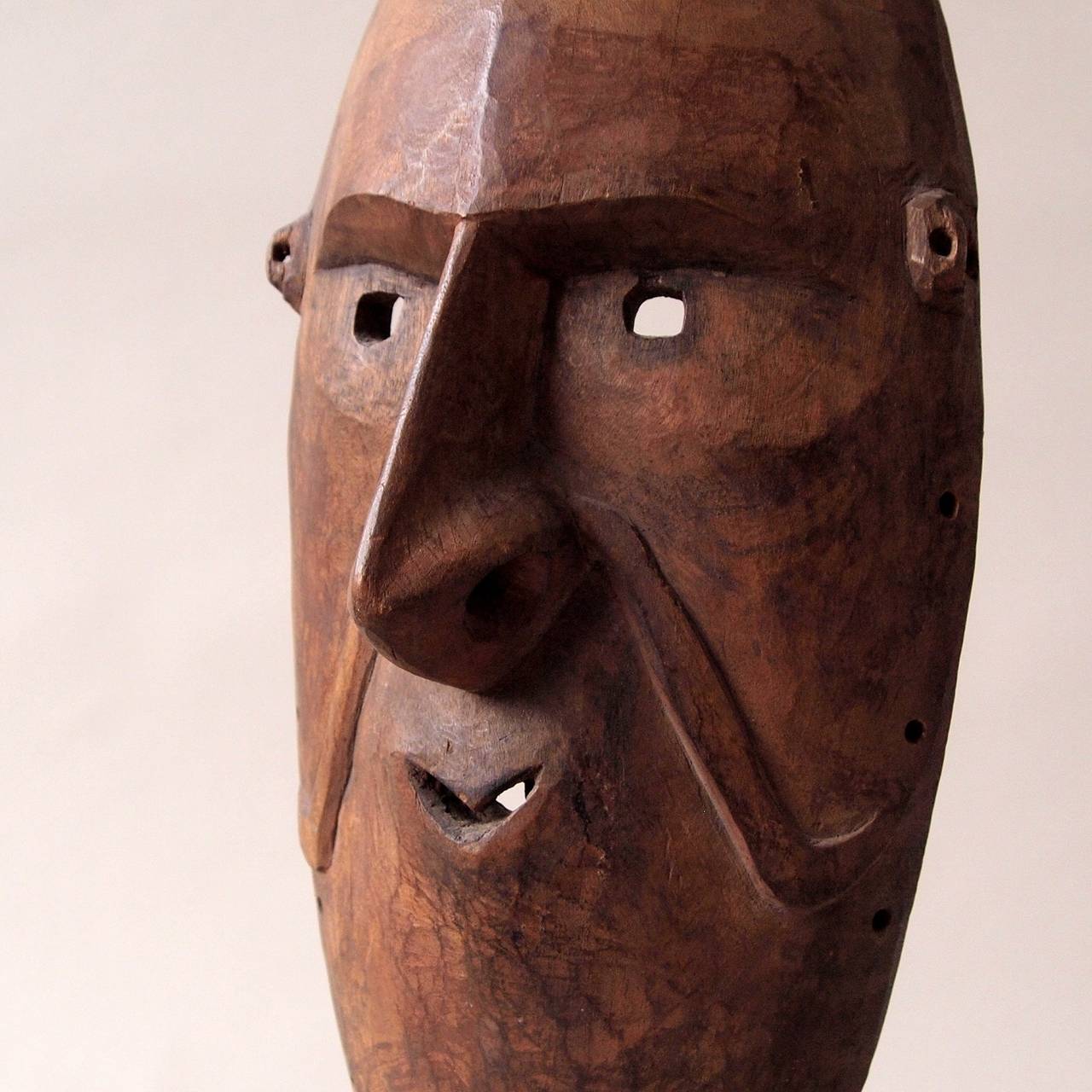 Oceanic Coastal Ramu Dance Mask, Papua New Guinea For Sale