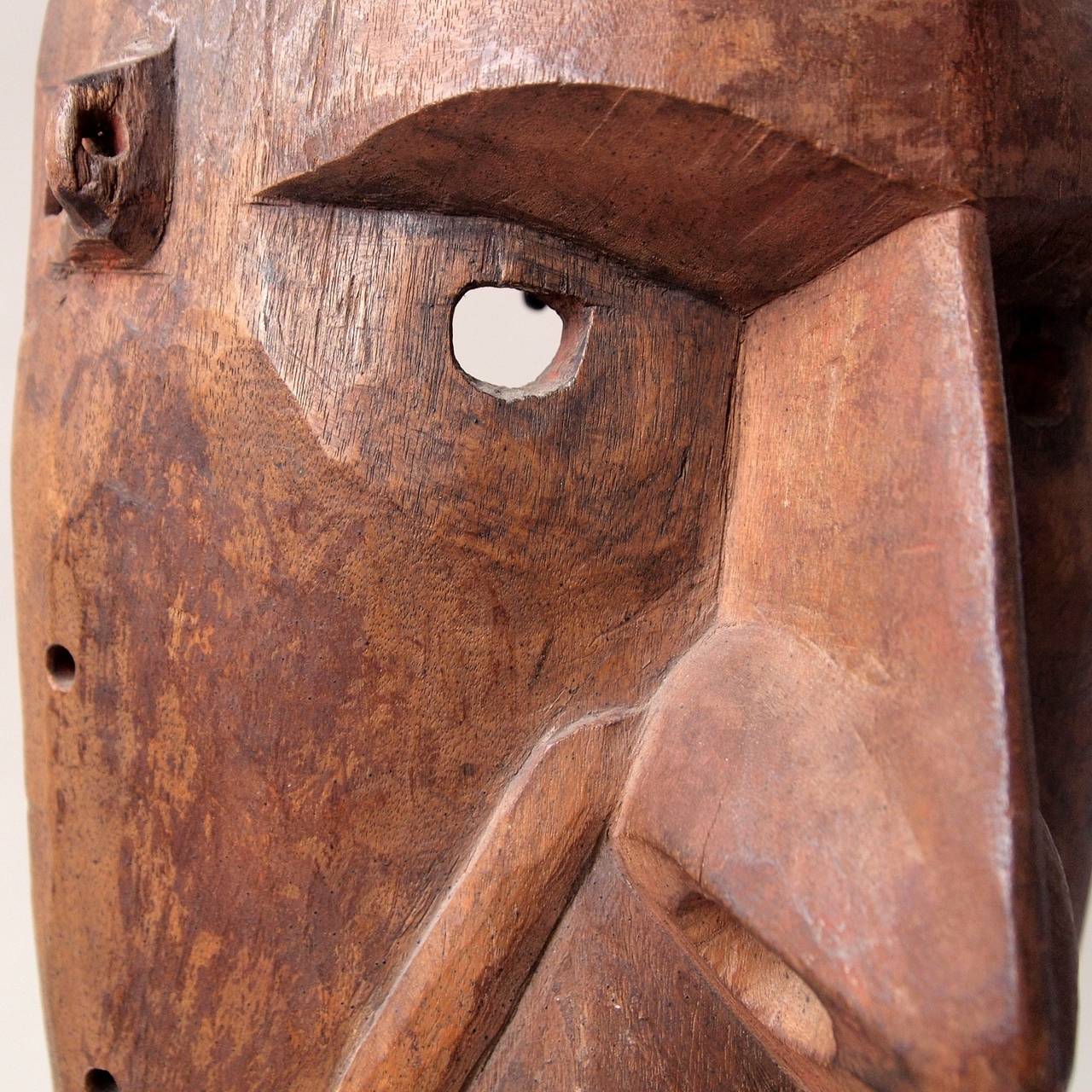 Carved Coastal Ramu Dance Mask, Papua New Guinea For Sale