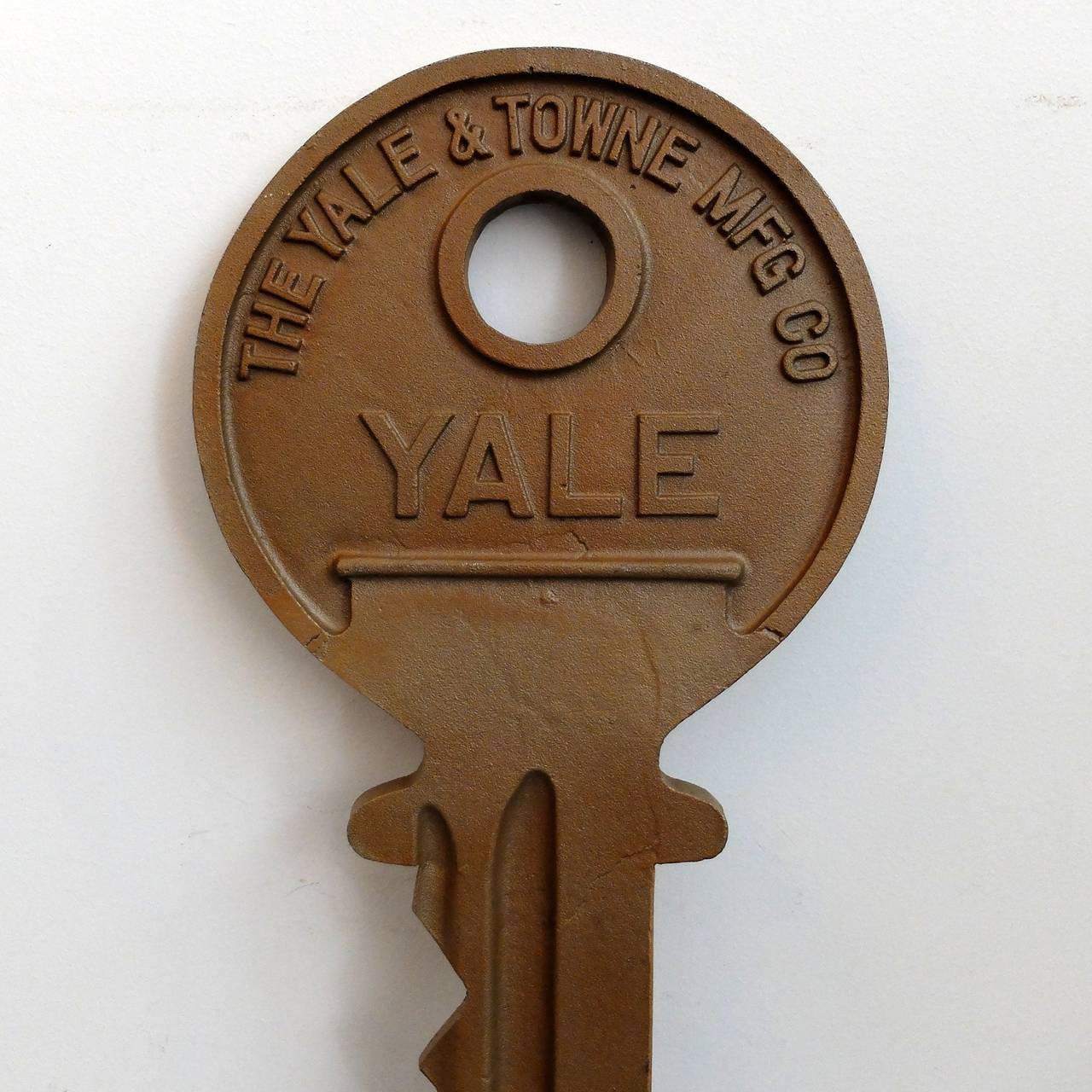Cast Giant Shop Display Yale Key For Sale
