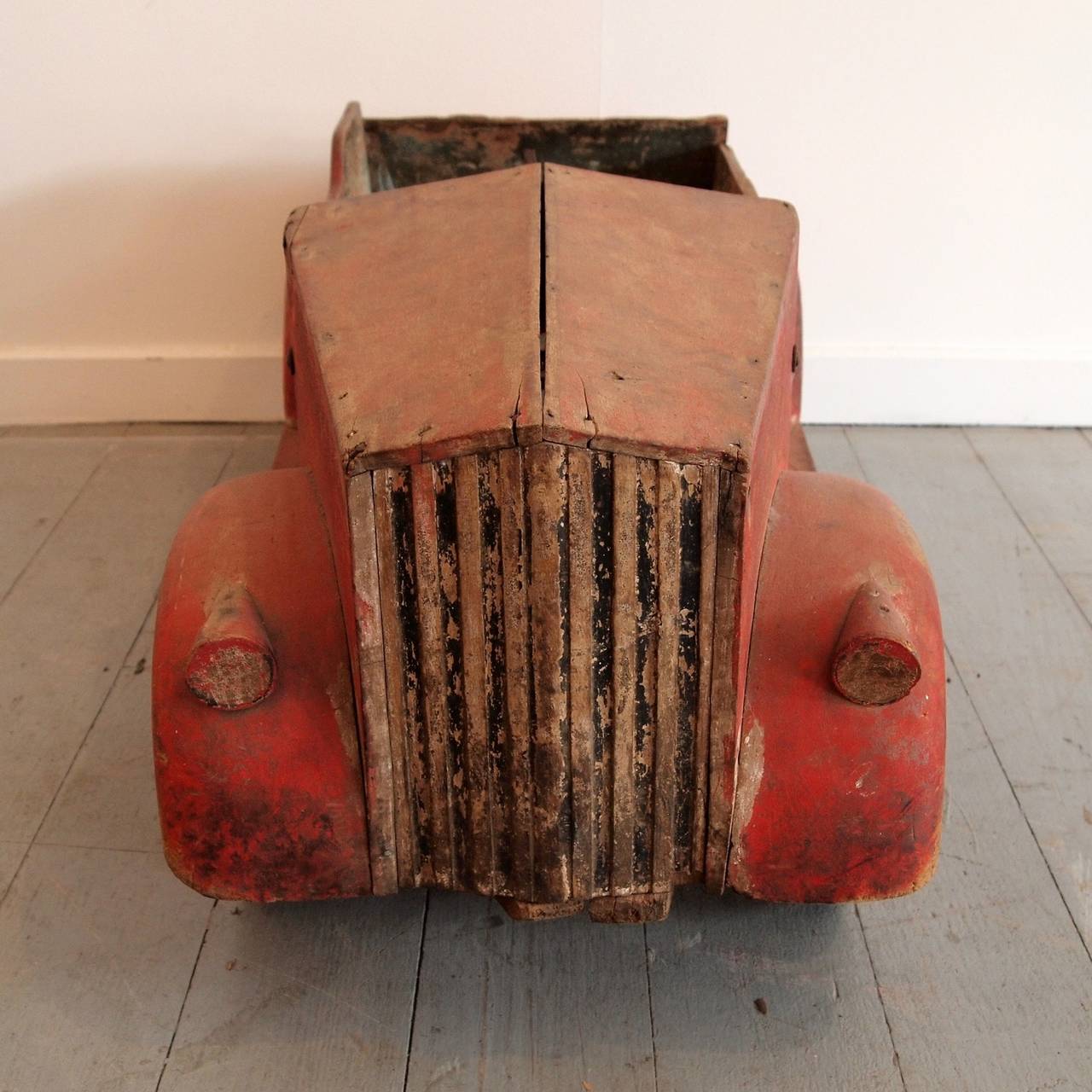 antique wooden toy cars