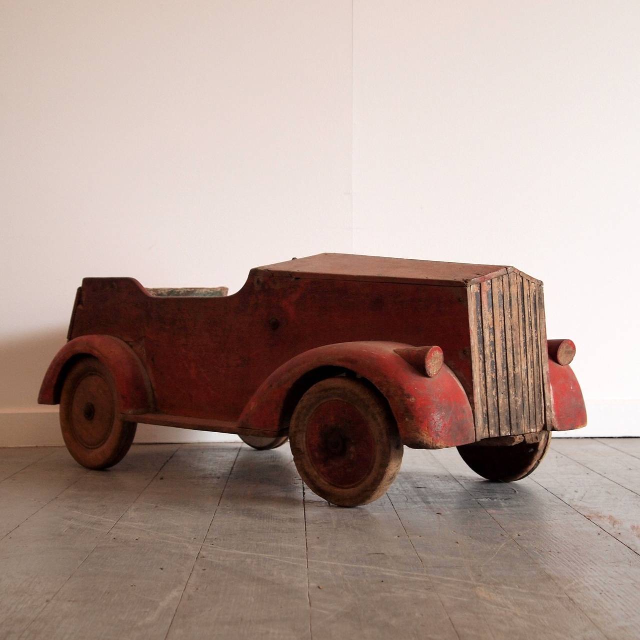 Other Painted Timber Pedal Car For Sale