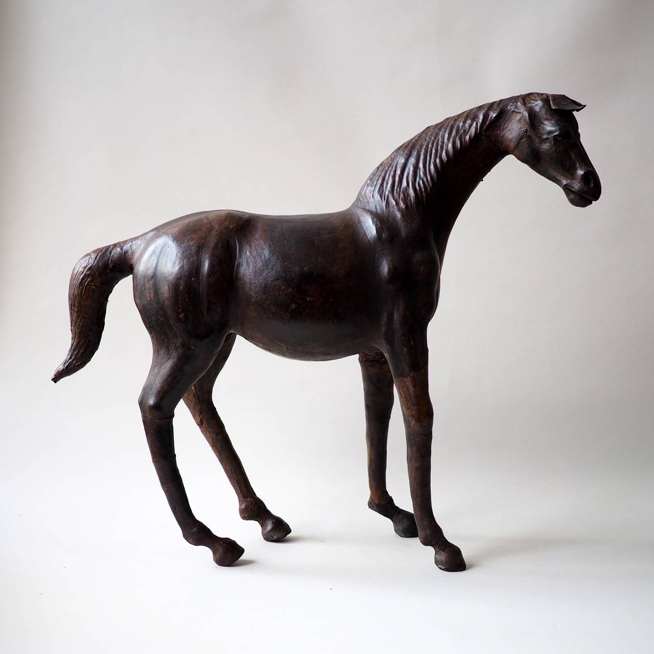 Leather Horse Figurine 1