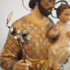 Large Statue of St Joseph and Jesus