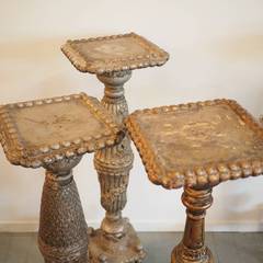 Carved Indian Pedestals