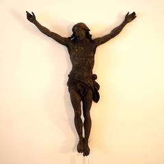 French Cast Iron Crucifixion Jesus