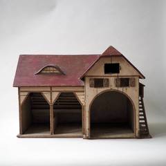 Painted Timber Model Barn