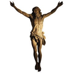 French Cast Iron Crucifixion Jesus