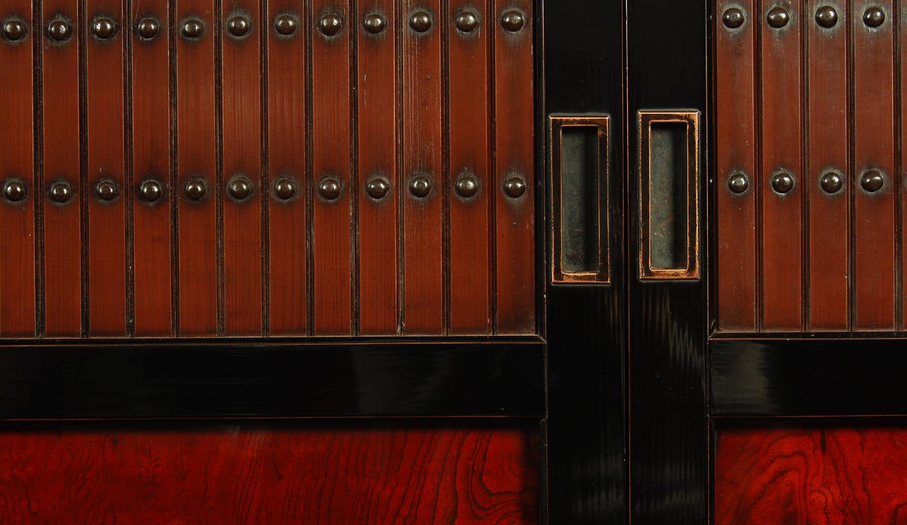 Rare Antique Japanese Kitchen Cabinet (Mizuya), Meiji Period In Good Condition In Prahran, Victoria