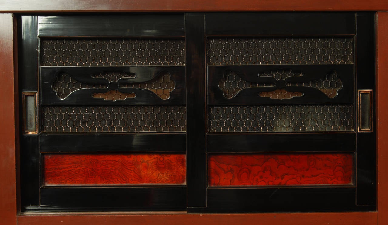 20th Century Rare Antique Japanese Kitchen Cabinet (Mizuya), Meiji Period