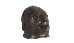 African Makonde Lipico mask, c1930-1940