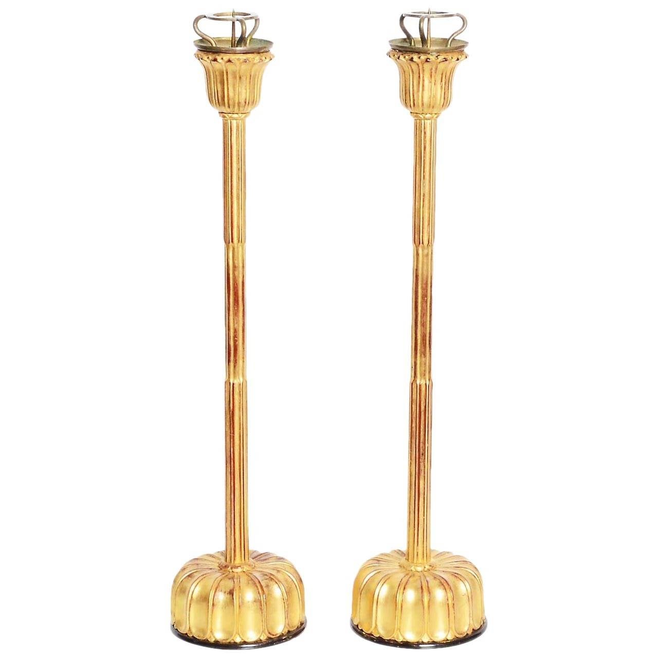Antique japanese candlesticks