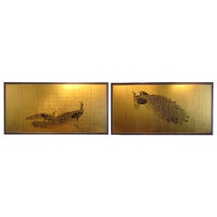Pair of Japanese Screens by Imao Keinen 10