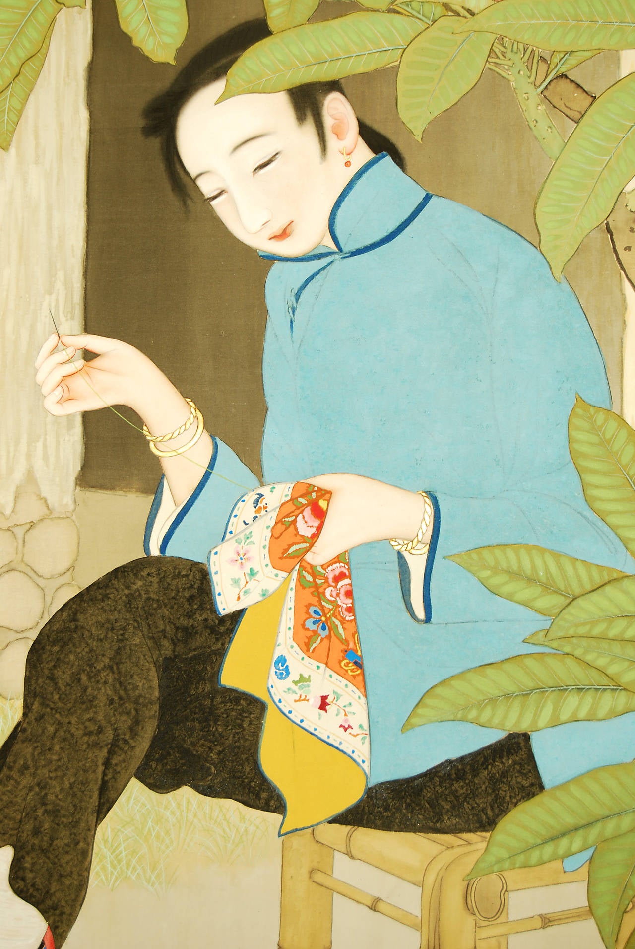 Japanischer zweiteiliger Vintage-Raumteiler, Taisho-Periode, frühes 20. Jahrhundert im Zustand „Hervorragend“ im Angebot in Prahran, Victoria